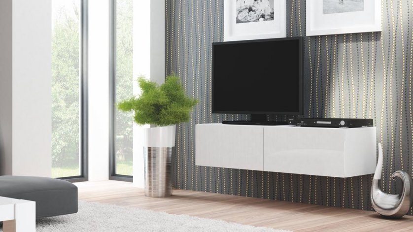 Tv stolek bílý LIVO RTV-160W